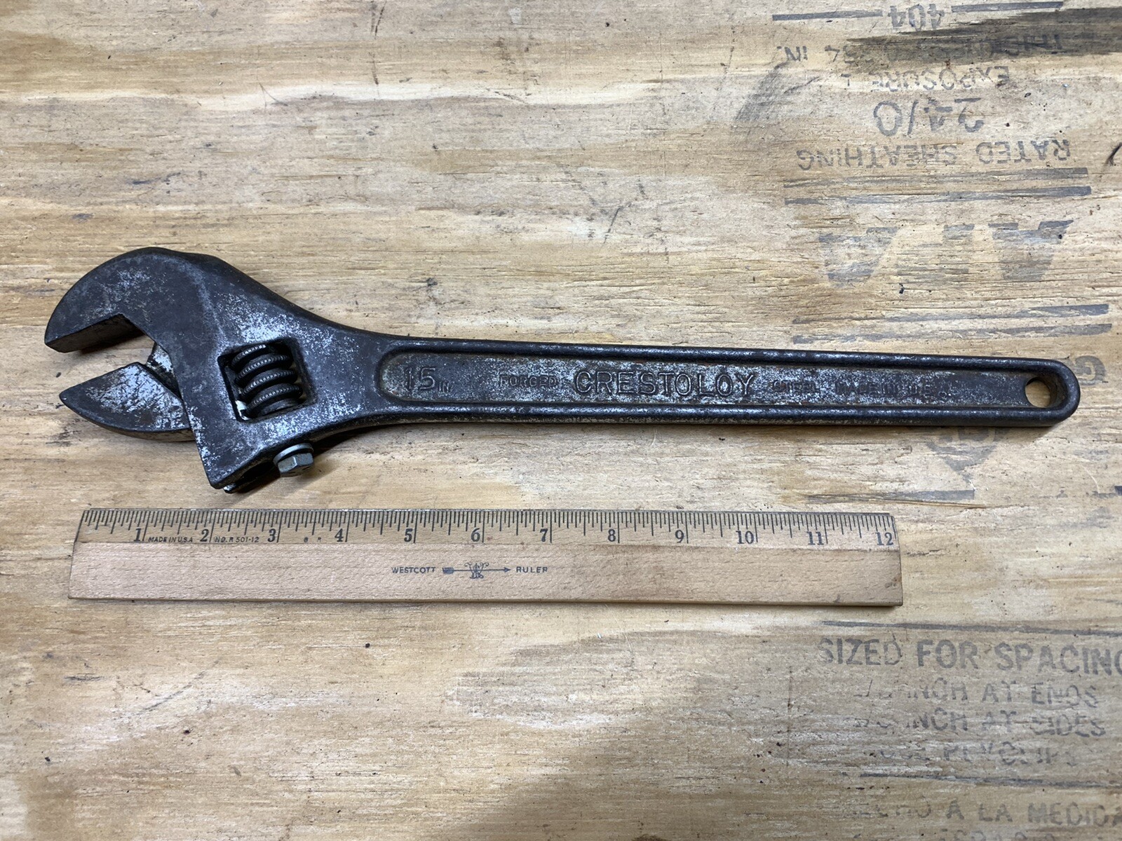 15” Wrench MFD. By Crescent Tool Co. Jamestown, NY. Drop Steel