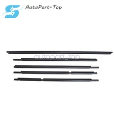 Fits Toyota 4Runner 03-09 New 5pc Outer Door Window Weatherstrip Seal Belt Black