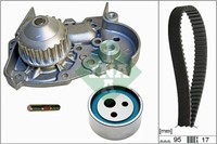 530 0018 31 INA Wasserpumpe + Zahnriemensatz FüR Renault