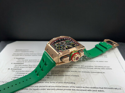 ロッシモデ RM65-01 Full Rose Gold Skeleton Dial Automatic Winding Split