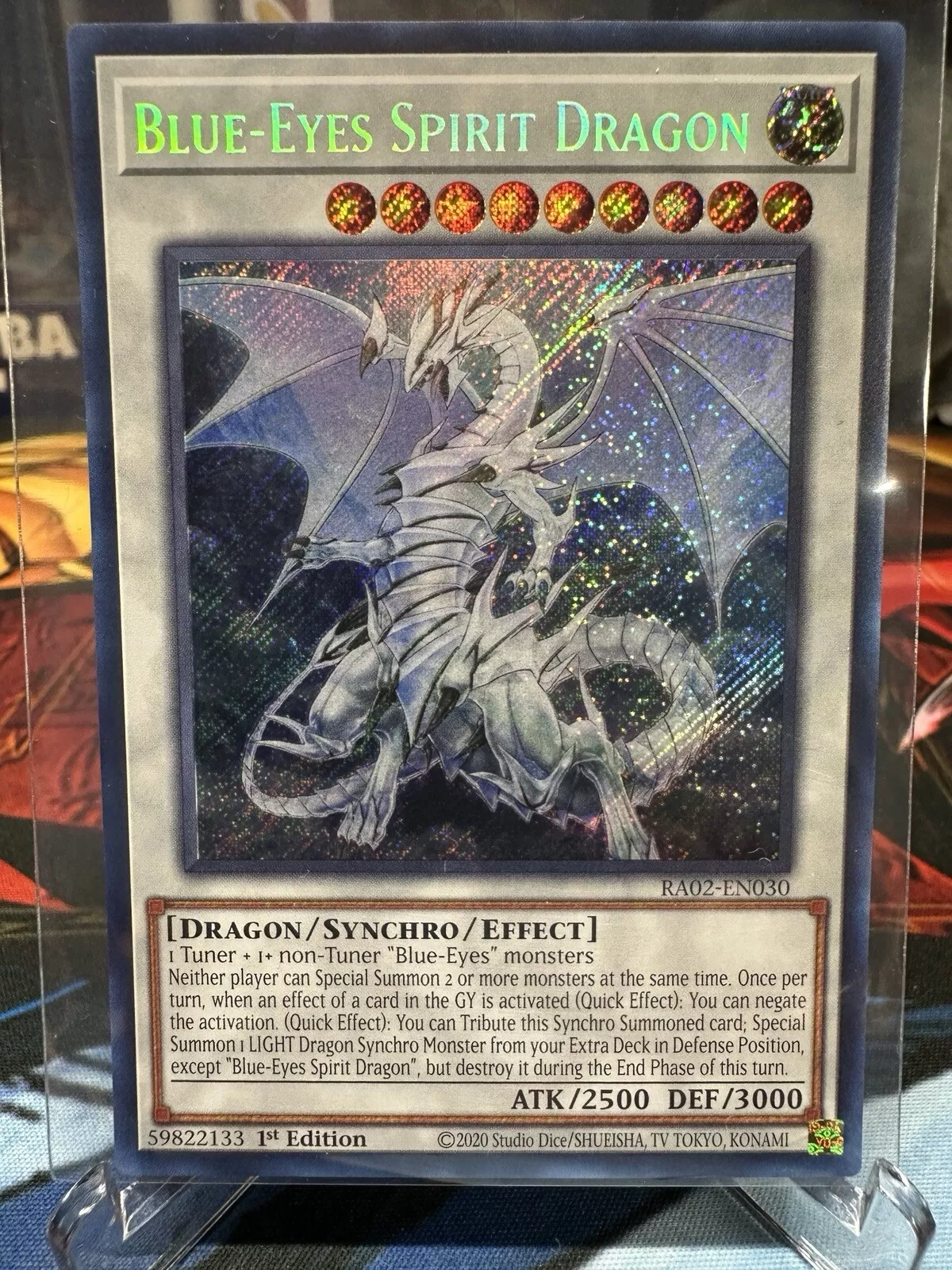 yugioh blue-eyes spirit dragon Values - MAVIN