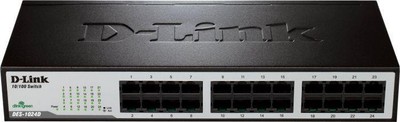 D-Link DES-1024D/E Desktop Switch, 24x RJ-45