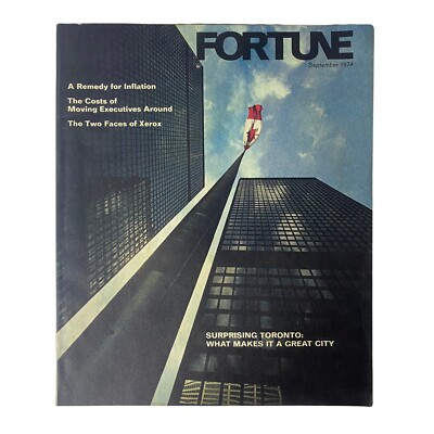 Fortune Magazine September 1974 Surprising Toronto No Label
