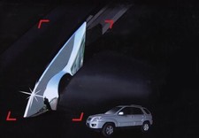 ZUBEHÖR FÜR KIA SPORTAGE 2004-2009 A-SÄULEN CHROM BLENDEN TUNING ABDECKUNGEN
