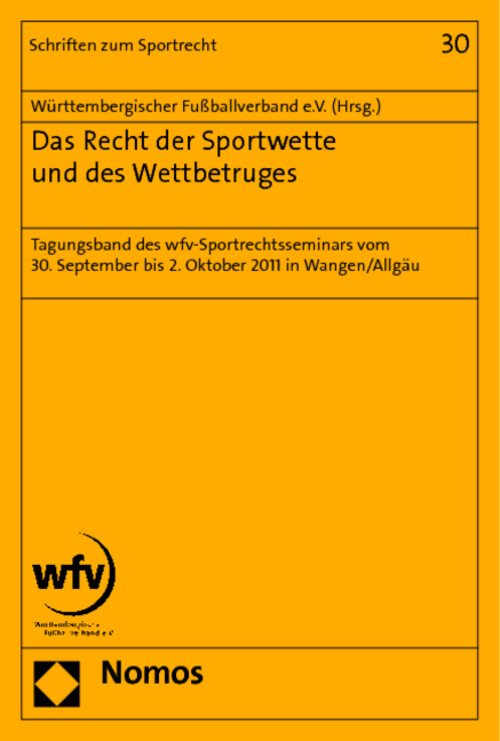 Thumbnail - Das Recht Der Sportwette Und Des Wettbetruges | Taschenbuch | 76 S. |