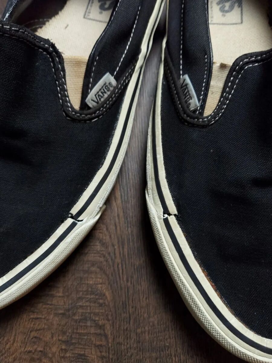 Vintage Vans Shoes Slip Ons Size 9 Made In USA 80s 90s Pre Vintage Vans Shoes Slip Ons Size 9 Made In USA 80s 90s Pre