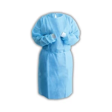 RMH3 Dental Blue Disposable Isolation Gowns, Universal Fit, 50/Box, Full length
