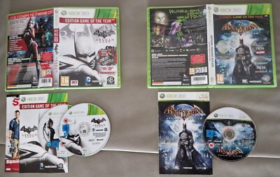 Jeu Batman Arkham City Complet XBOX 360 - Version FR - Très Bon état (TBE)