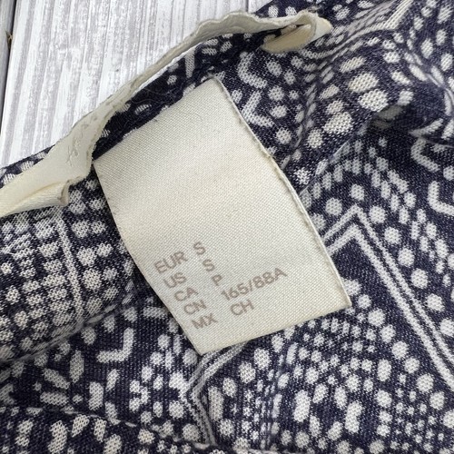 H&M Conscious Ladies Top Uk Small Blouse Relaxed Loose Fit Strappy Lightweight - Picture 4 of 11