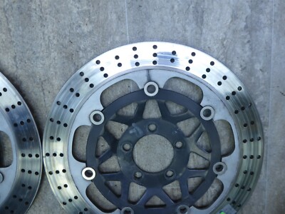 1997 Kawasaki ZX900B Ninja K724) left right front brake rotor disc