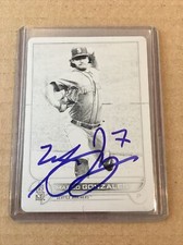 Signed 2022 Topps Marco Gonzalez Printing Plate 1/1 Seattle Mariners Autographed