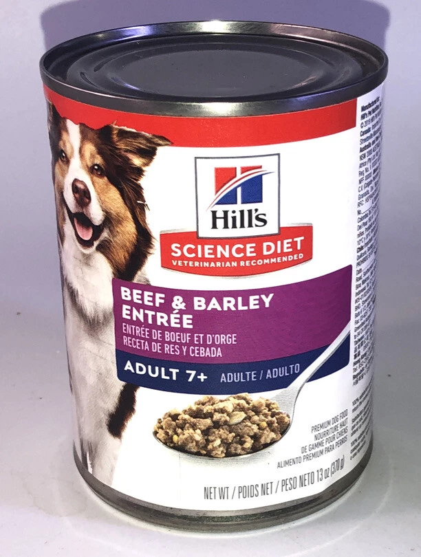 3 Cans Wet Dog Food 1ea Science Diet Beef Barley Chicken Carrots