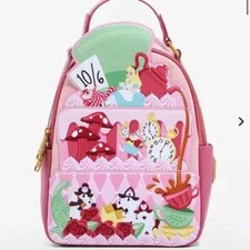 Loungefly Disney Alice in Wonderland Cake Mini Backpack