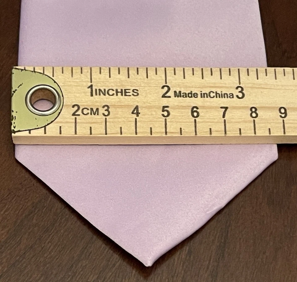 Corbata de cuello Vesuvio Napoli en Italia púrpura 100 % poliéster para hombre hecha en China Foto 4 de 4