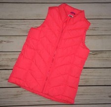 Old Navy Girls Size XXL 16 Frost Free Quilted Puffer Vest Hot Pink