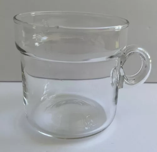 8 Rosenthal Studio Line Glass Coffee Cappuccino Tea Cups Mugs Set Signed RARE