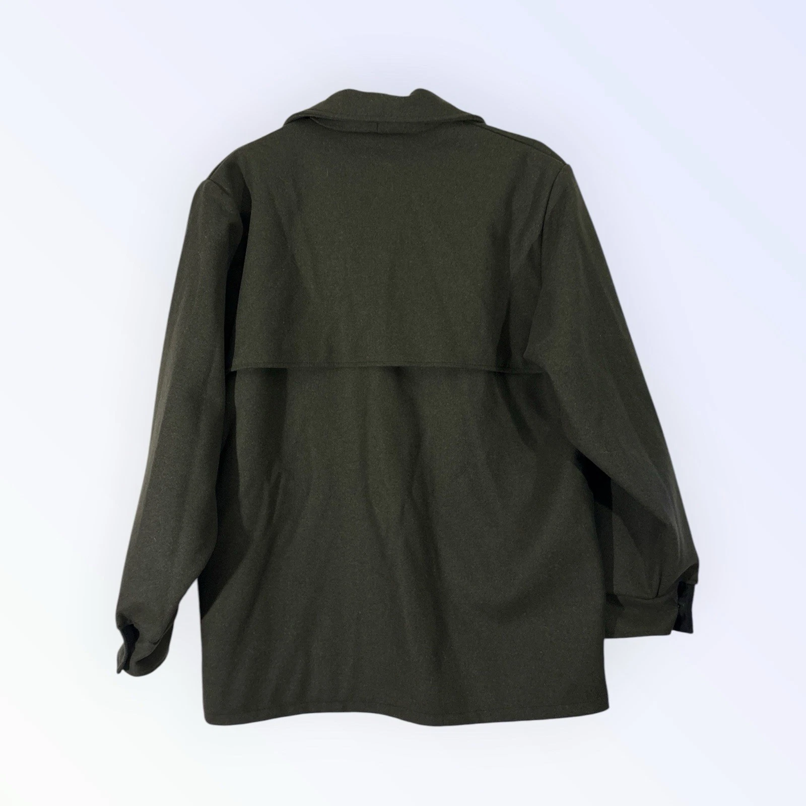 Big Bill Wool Outdoor Jacket Green Regular LARGE 78496 image 4