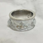Vivienne Westwood Women's Accessories King Ring Silver × White Brass Size 9
