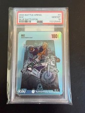 2024 Brian Bosworth Battle Arena Blue Batltefoil PSA 10!!