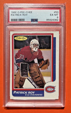 1986-87 O-PEE-CHEE - Patrick Roy #53 PSA 6 EX-MT ROOKIE RC