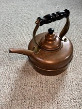 The Simplex Copper Tea Kettle Made In England Whistling