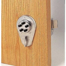 Simplex 917-04 Pushbutton Deadbolt, Satin Brass