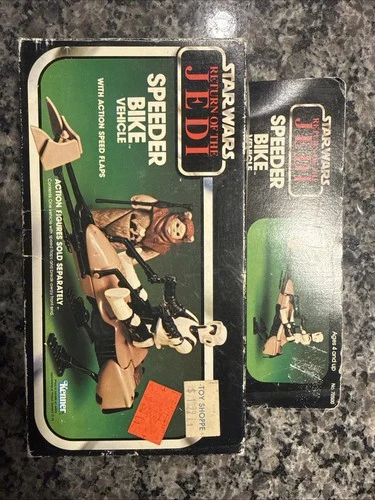Vintage Star Wars Return Of The Jedi Speeder Bike Vehicle Vintage 1983 Kenner