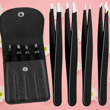 Eyebrow Tweezers Eyebrow Clip 4Piece Hair Beauty Pluckers Stainless Steel