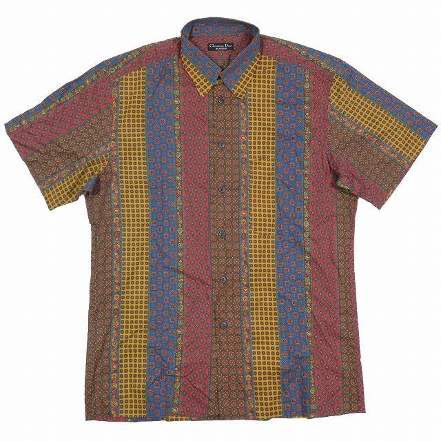 トップス vintage Cristian Dior paisly  shirt dr 70s Christian Dior Paisley Shirt | M - Lucky Vintage
