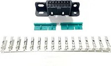 16 PIN OBD Female Replacement Wire Sockets Connector OBDII Number of Items: 2