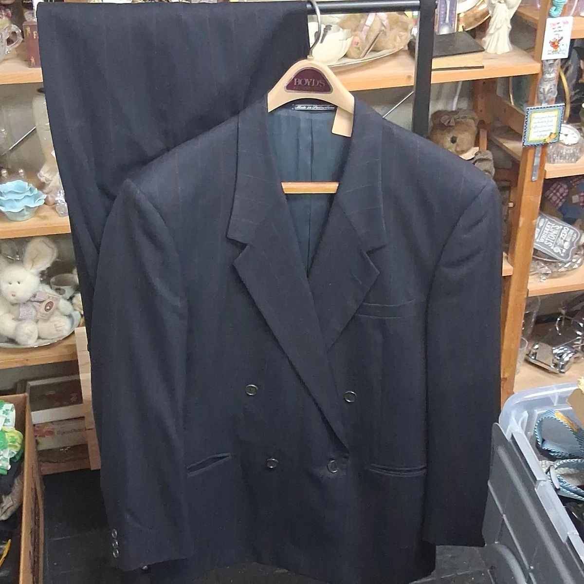 Versace Blue Double-Breasted Suits & Blazers for Men for sale | eBay