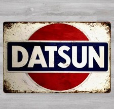 Datsun 8 X 12 Novelty Metal Sign Shrink-wrapped Made In Usa New