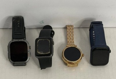 Lot Of 4 Smart Watches Apple Original A1803 Michael Kors Sophie No History 