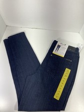 Seven7 Tummy Less Skinny Jeans Women 8 30X31 Blue Denim High Rise Stretch NWT