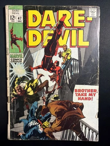 Daredevil #47 1968 Silver Age 1st Print Vintage Marvel Comics Fair *A3