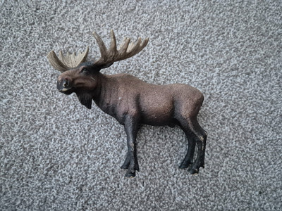 Schleich Rarität 2016 MOOSE BULL ELK Wildtier Actionfigur 14781