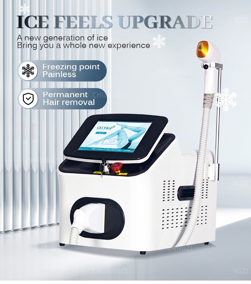 808 Diode Laser Hair Removal Yag 755 808 1064 Diode Laser Hair Removal Machine