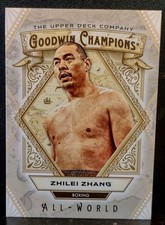 2025 Upper Deck Goodwin Champions All-World Zhilei Zhang #AW-4 Boxer