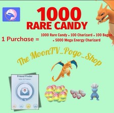 Pokmon - 1000 Rare Candy- Fast Sale - Completed Within 24hrs Digital Delivery Pokmon - 1000 Rare Candy- Fast Sale - Completed Within 24hrs Digital Delivery