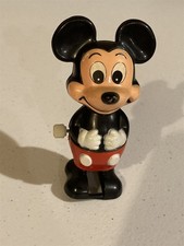 Little plastic windup walker, Mickey Mouse, Walt Disney Productions