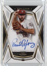 2019 Topps Five Star Auto Paul DeJong #FSA-PD Auto 17xm