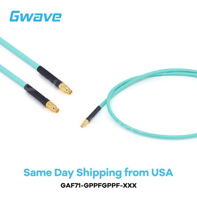 GPPO Female to GPPO Female Cable | RG-405SS Flexible Coax | DC-40GHz
