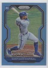 2021 Panini Prizm Carolina Blue Prizm Santiago Espinal #72 im0