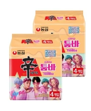 한국농심 Shin Ramyun TUMBA 137g × 8 – Limited KPOP Demon Hunters Korea Store Edition
