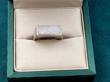 Sterling Silver Size 7 Ring w. Druzy Setting