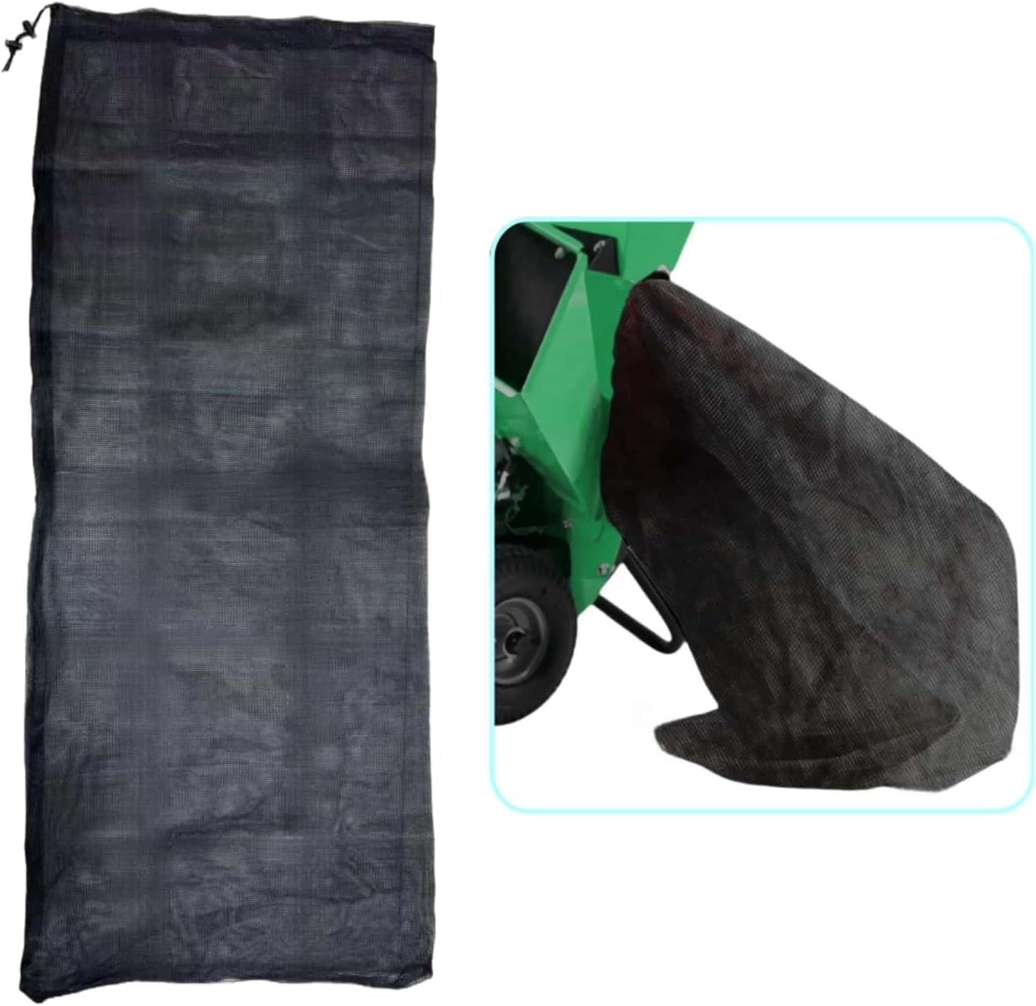 24 "x48 Large Capacity Adjustable Opening Wood Chipper Bag, Reusable Wood... 