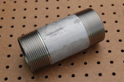 STAINLESS STEEL 316 SS 2 1/2'' X 6'' SCH 40 BARREL PIPE NIPPLE THREADED 