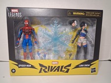 Hasbro Marvel Legends Rivals Spider-Man and Luna Snow Action Figure Deluxe Set