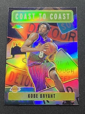 2002-03 Topps Chrome Coast to Coast Kobe Bryant Refractor #CC7 **READ**