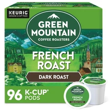 Green Mountain Coffee French Roast, Keurig K-Cup Pod, Dark Roast, 96 Count